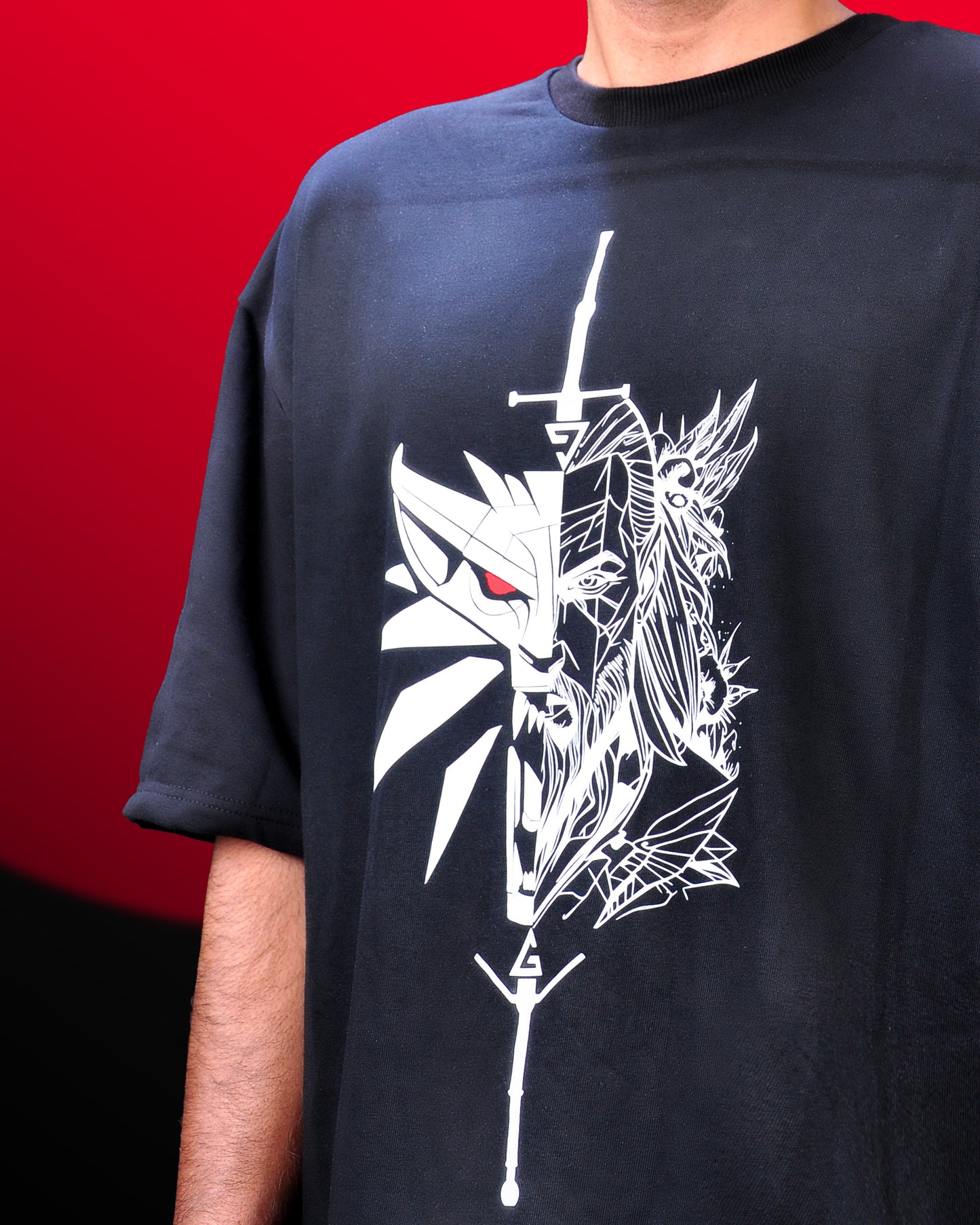 Witcher’s mark- Terry Oversized Tee