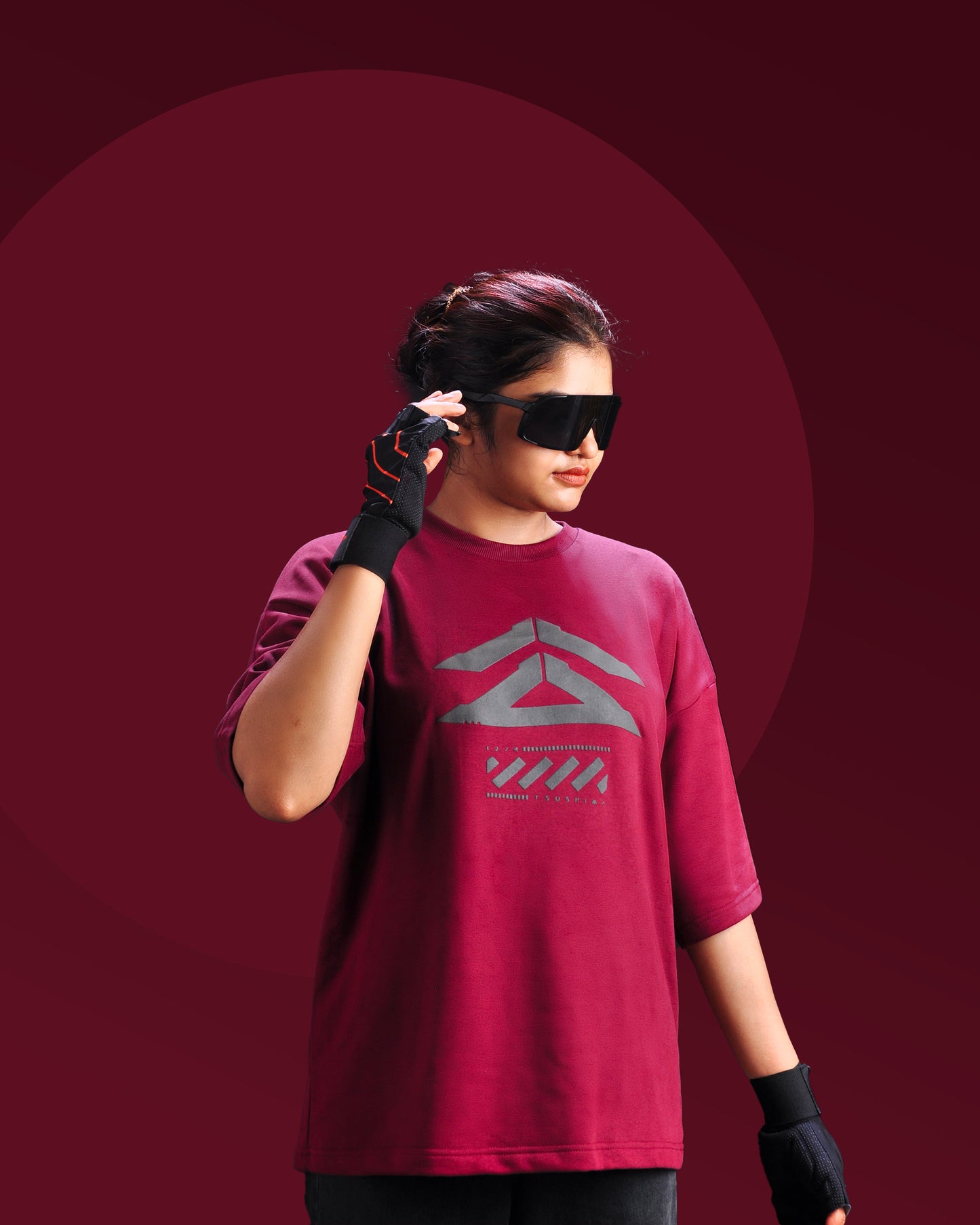 Mask of Vengence - Terry Oversized Tee