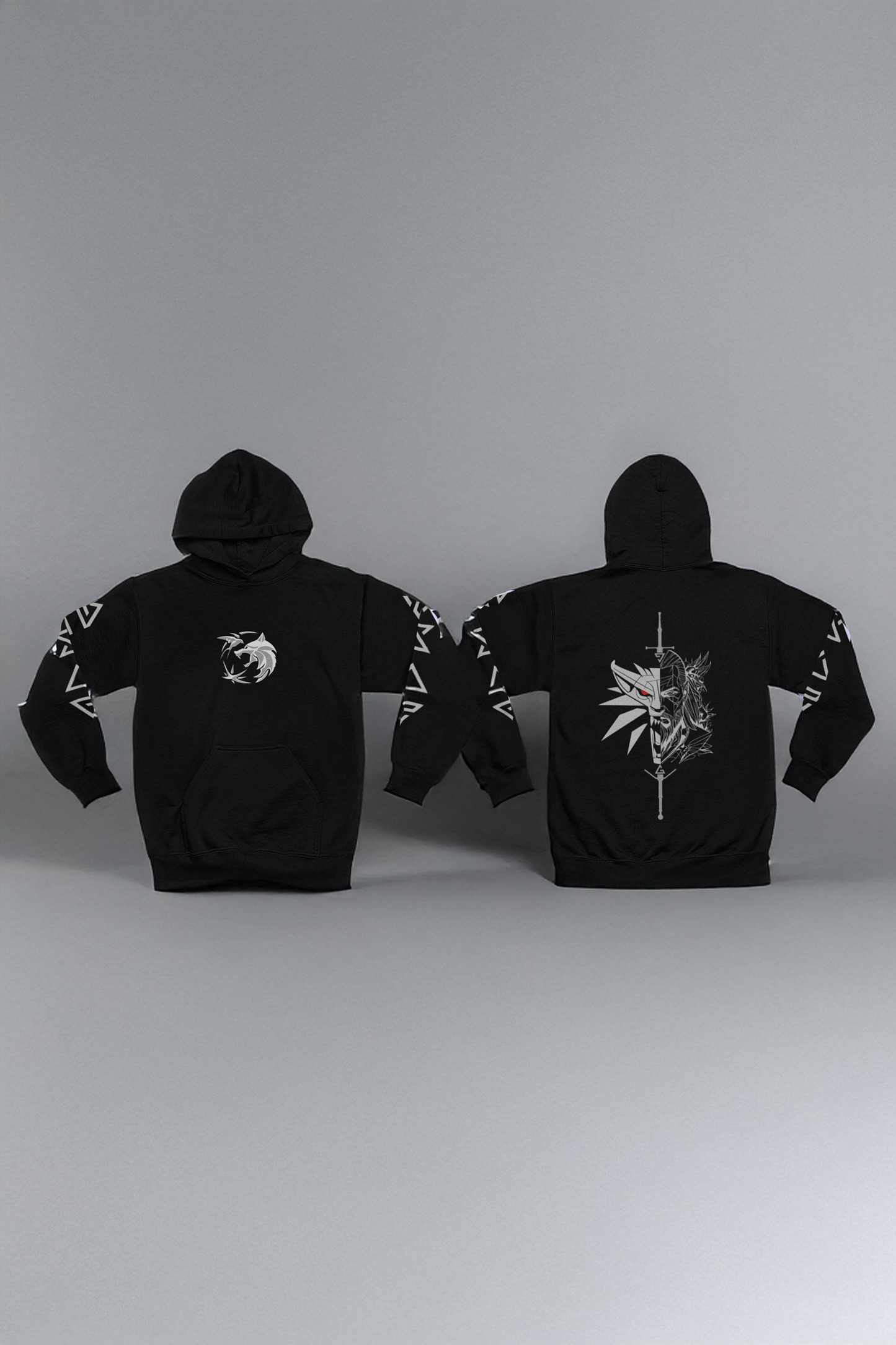 Wolf Medallion Witcher Oversized Hoodie