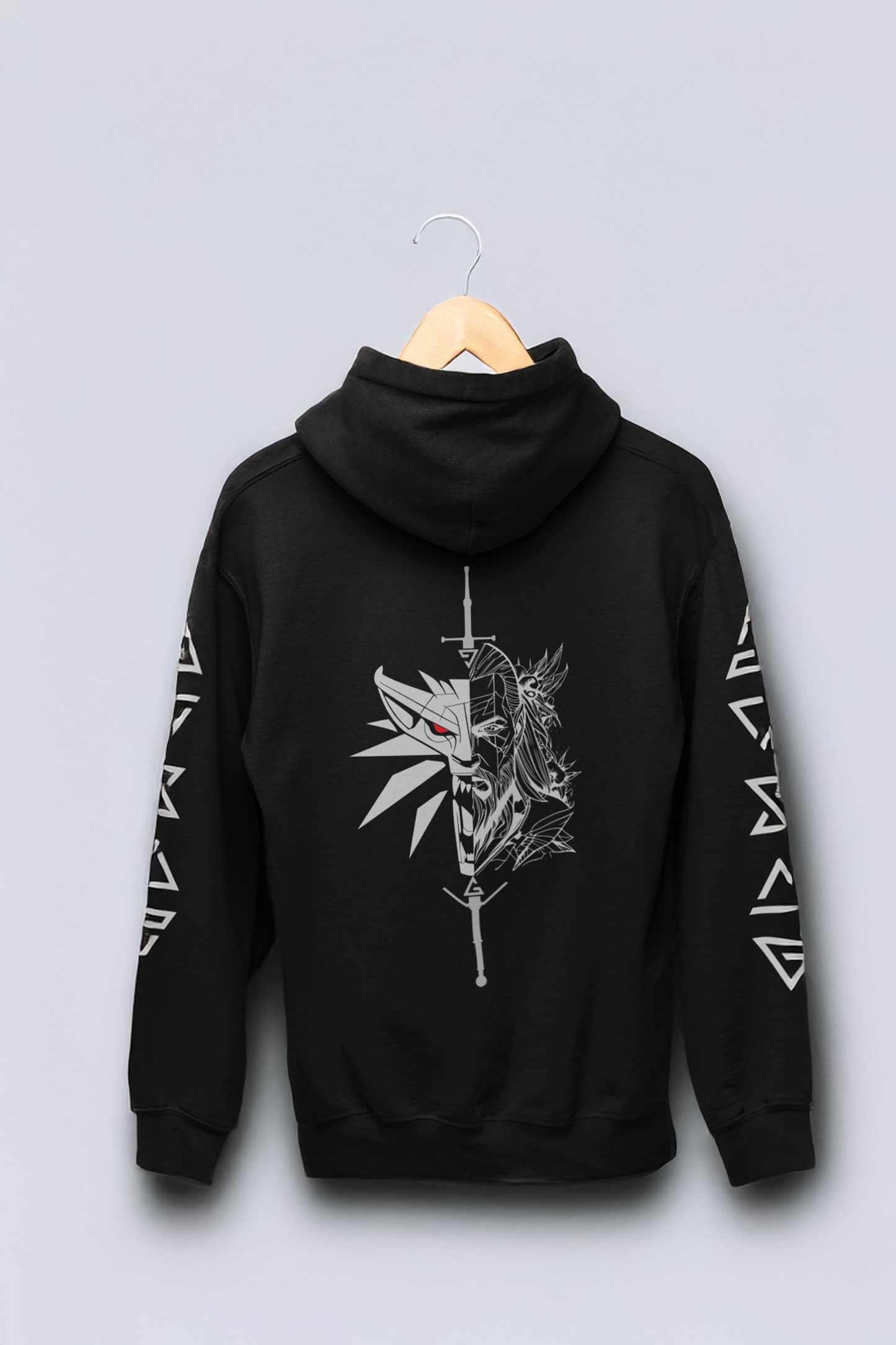 Wolf Medallion Witcher Oversized Hoodie